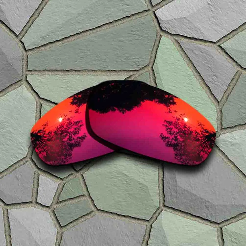 Jade Green&Violet Red Sunglasses Polarized Replacement Lenses for Split Jacket