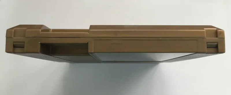 الذهبي اللون 72 الدبابيس لعبة خرطوشة استبدال البلاستيك قذيفة ل nes وحدة