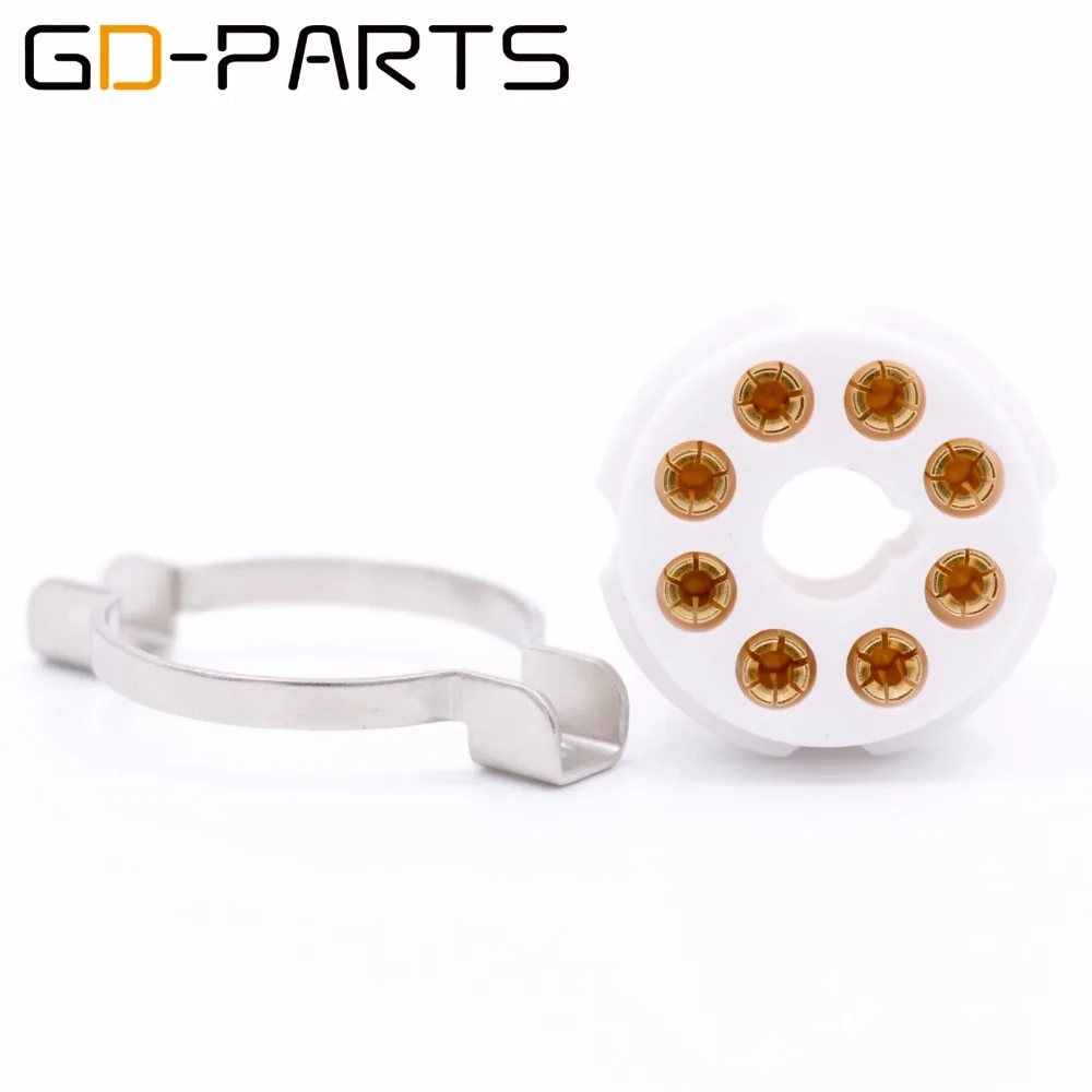 8Pin Octal Ceramic Tube Socket Valve Tube Base For EL34 KT88 6550 6L6 GZ34 5881 274B 5AR4 Vintage Tube AMP Hifi Audio DIY