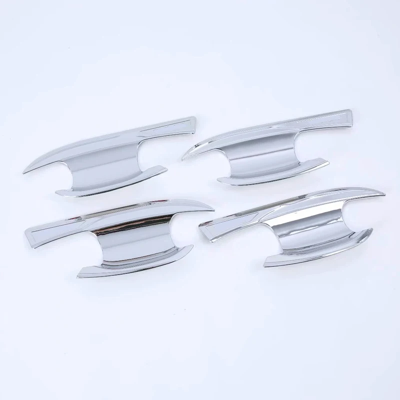 ABS Chrome Door Handle Bowl Door Handle Cover Protective Trim For Volkswagen T-Roc TROC 2017 2018 2019 Car styling Accssories