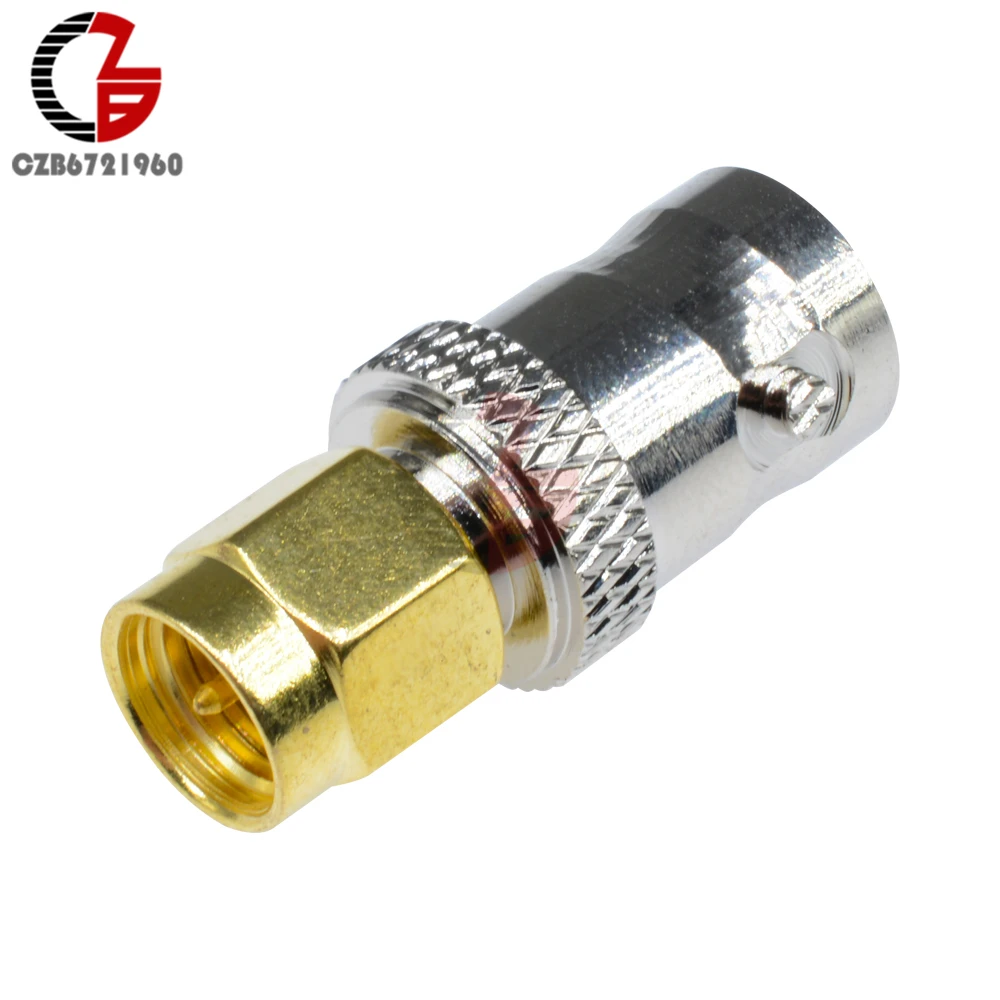 RF Coax Coaxial SMA Male Plug to BNC Female BNC Fmale to SMA Female M/F Radio Antenna Connector Adapter