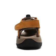 Men's Leather Summer Beach Sandals #5