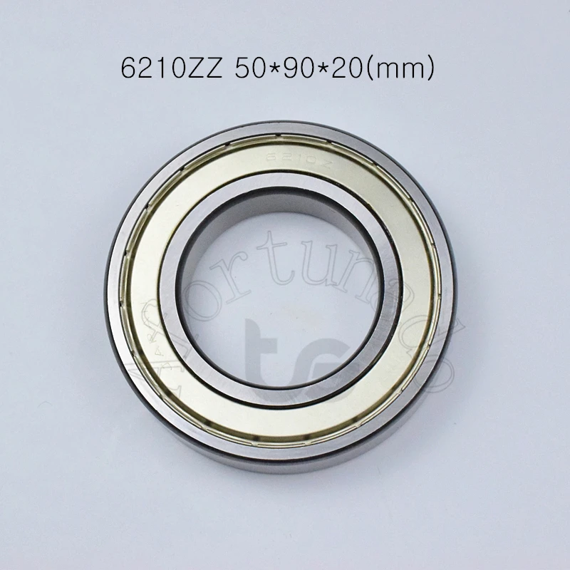 

6210ZZ 50*90*20(mm) 1Piece bearings ABEC-5 metal sealing bearings 6210 6210Z chrome steel deep groove bearing