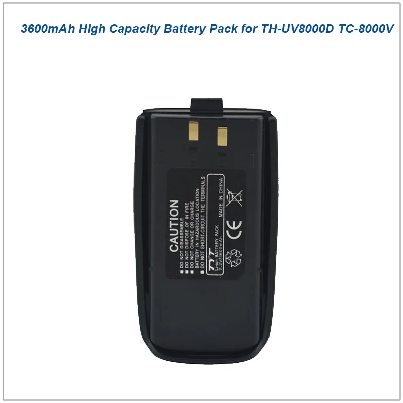 3600mAh DC7.2V  Li-ion THUV8000D Battery Pack for TYT TH-UV8000D  TC-8000V