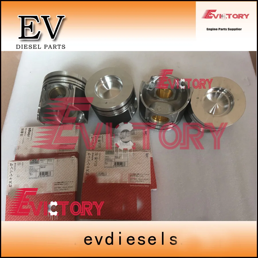 Hino J05E piston 13216-9270 +piston ring set  for Kobelco SK210LC-8 SK270D