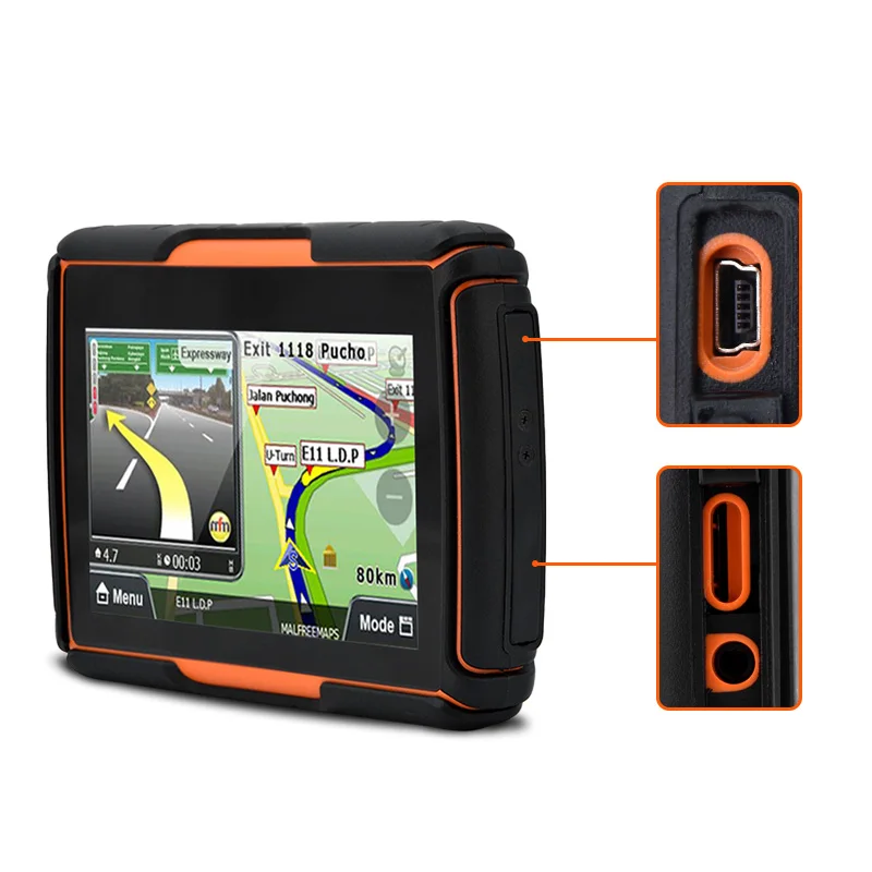 Best Motorcycle Car GPS Navigation 4.3