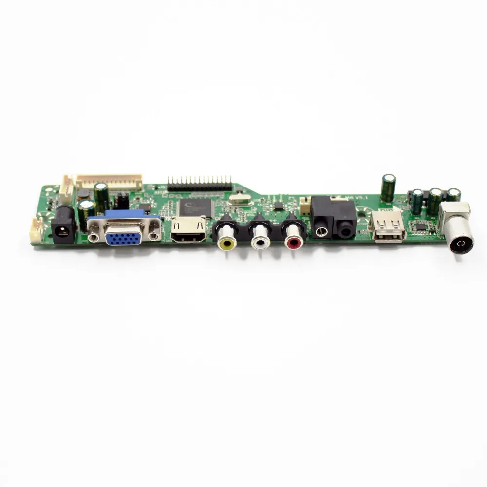 M6-V5.1 VGA AV USB TV LCD Controller Board สำหรับ23.6นิ้ว1920X1080 M236H1-L01 4CCFL LVDS Monitor ชุด DIY