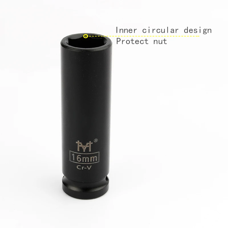 Imagem -04 - Polegada Unidade de Impacto Profundo Soquetes de ar Métrica Pneumática Cabeça Chave de Soquete 1038 mm Padrão Durável Ferramentas de Reparo do Caminhão do Carro Auto 1
