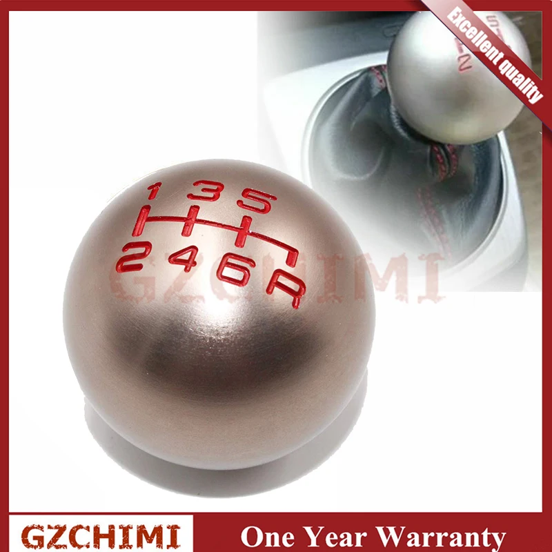 

54102-SMT-E01 6 Speed Aluminum Shift Knob Manual racing shift knob mt M10X1.5 For Honda Civic Type R Fd2 Rsx Fa5 Fg2 Fb6 S2000