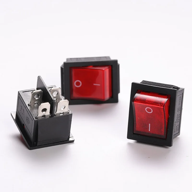 2 Pcs/Lot KCD4 Ship Type Switch Size31mm * 25.3mm * 28mmHigh Quality Safe And Durable Plastic Flame Retardant Shell