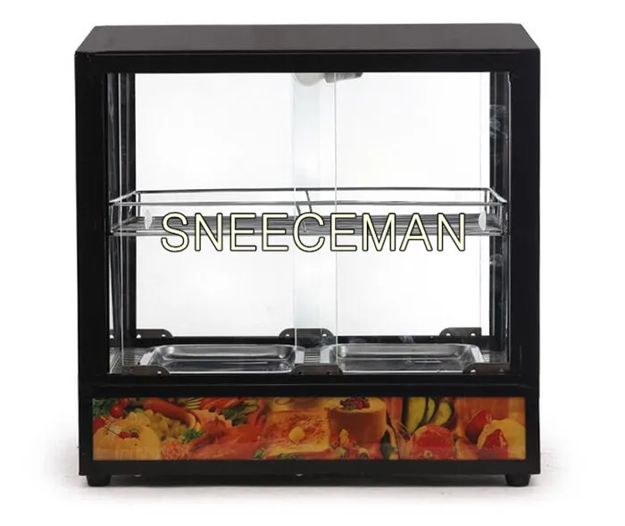 Hotel Restaurant Stainless Steel Mini Electric Food Display Warmer Cabinet