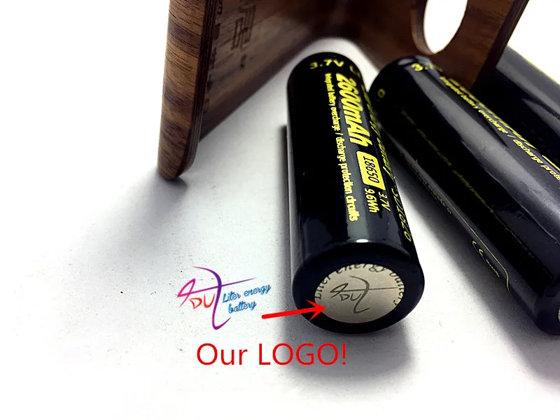 Lot de 4 batteries lithium-ion 3.7v 18650, 2600mah, authentiques