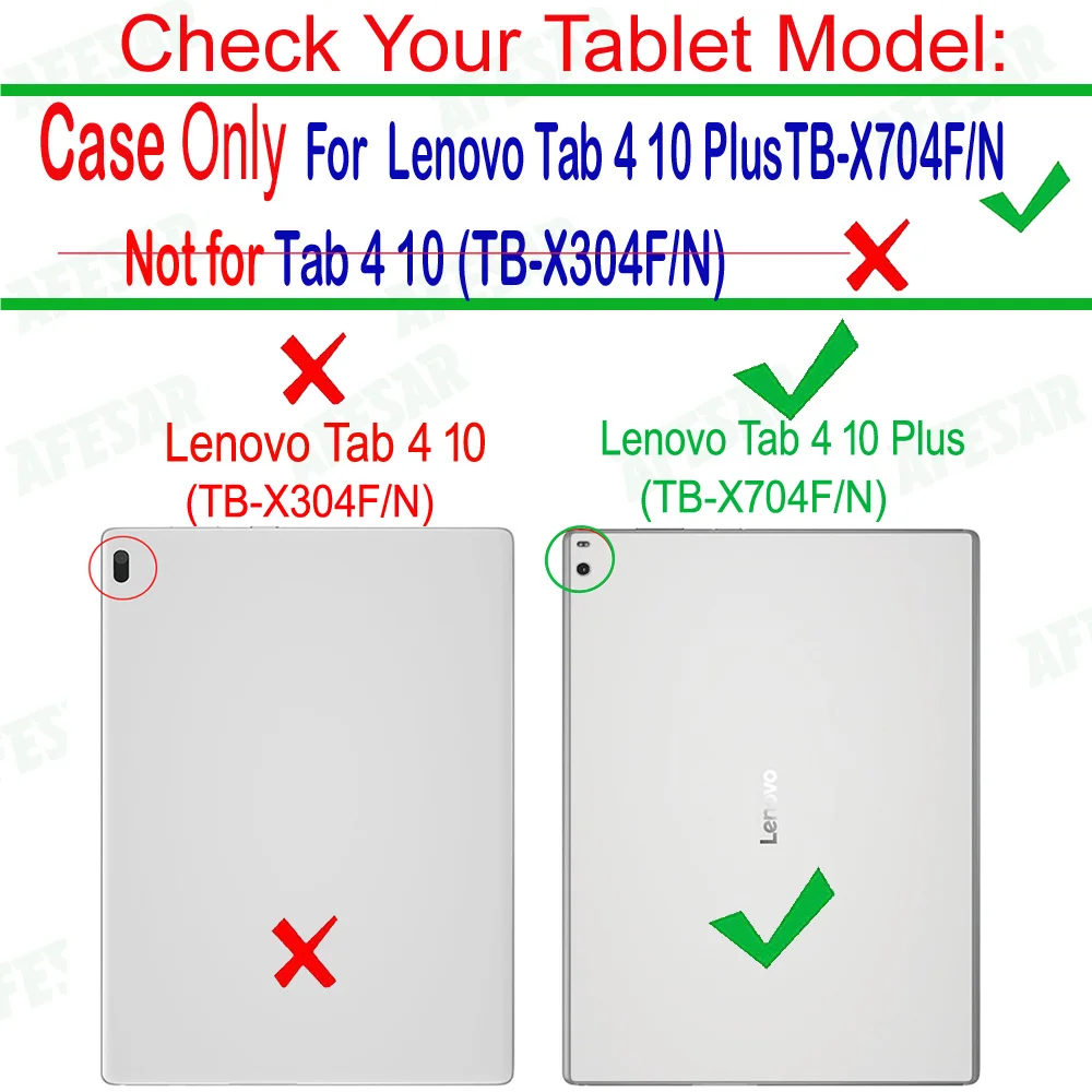 TB X704 10.1 inch UltraSlim Magnet Stand Smart Cover For Lenovo Tab4 10 Plus Case Auto Sleep for Tab 4 10 plus tablet pocket