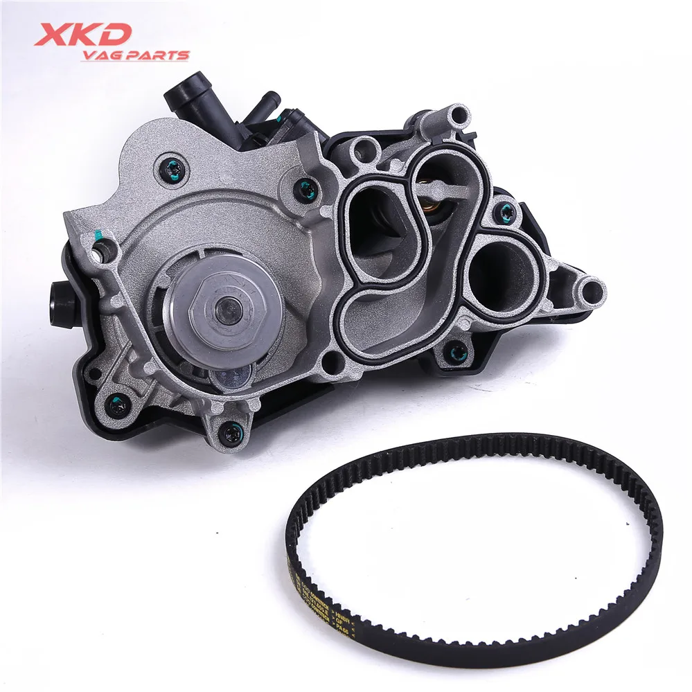 EA211 Engine Water Pump Set For Golf J-etta Beetle CC Tiguan A-udi A3 A4 Q3 1.4T  04E 121 600 AG 04E 121 605