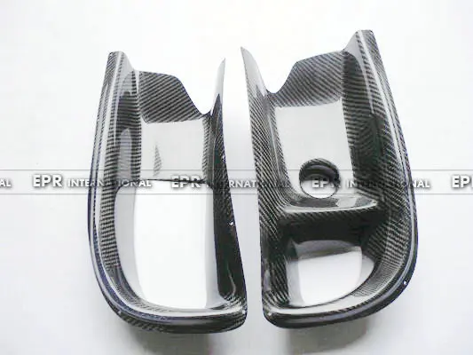 Car Styling For Mitsubishi Evolution EVO 9 VS Style Carbon Fiber Oil Clean Guide & Air Duct  2pcs