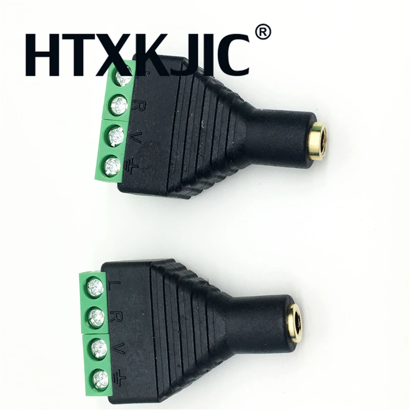 5 cái ÂM THANH stereo cắm 3.5 để 3pin nối AUDIO cắm 3.5 mét 3 Tracks Stereo Âm Thanh Nam Cắm Cho CCTV Camera 3.5 nữ jack