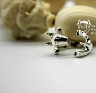 Bull Terrier Ring 1PCS newest cute  free size cartoon animal  Bull Terrier dog Ring jewelry Designed for lady