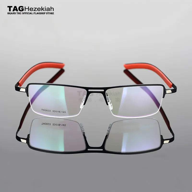 Eyeglass Frames Men new brand Big Metal Computer Goggles Anti Fatigue Radiation-resistant Glasses Frame Women Eyewear Retro Nerd