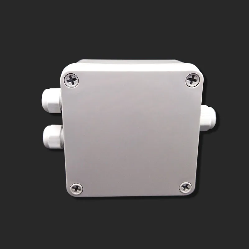 IP66 ABS Waterproof Electronics Junction Box 1 Inlet 2 Outlet DIY Terminals Enclosure Case Wiring Connection Box 120x120x80mm
