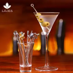 3Pcs 304 Stainless Steel Gold Plated Titanium Fork Party Buffet Decor Fruit Desserts Food Cocktail Sandwich Fork Stick Pick