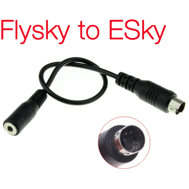 Flight Trainer Simulator Wiring Cable Plug For Flysky I6 Esky Transmitter