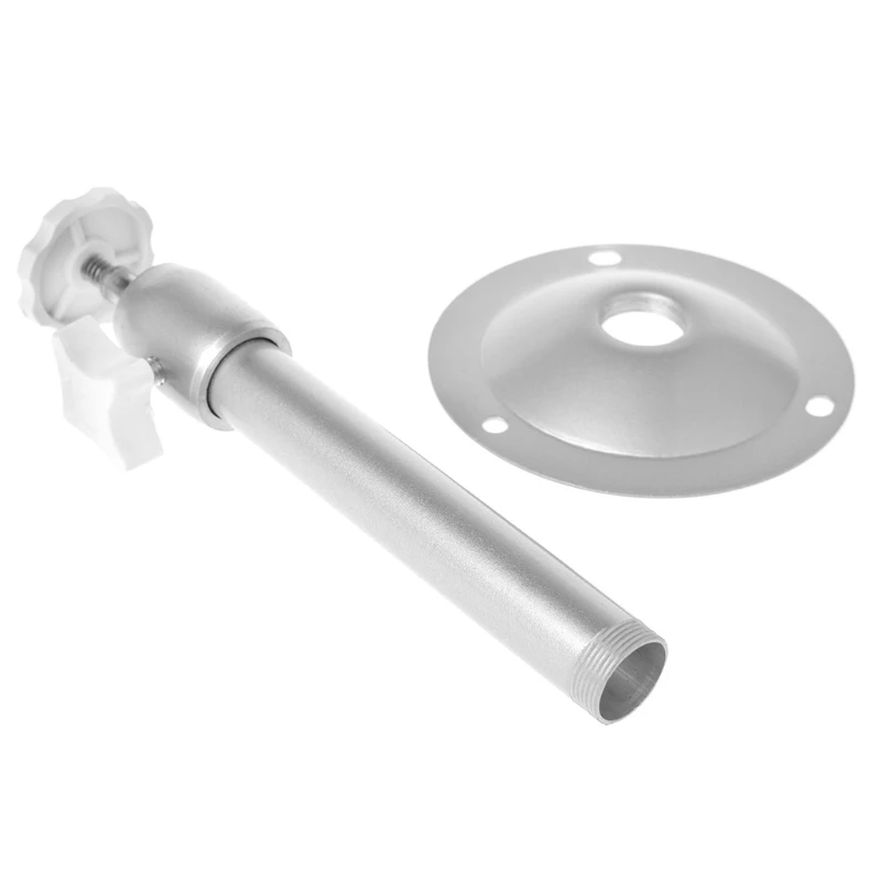 New Arrival 1pc 360 Degree Adjustable Projector Ceiling Mount Stand Wall Projector Bracket Metal Swivel Mount