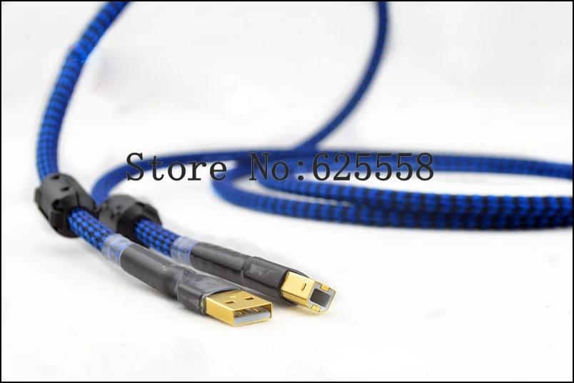 Hifi Audio USB-A to USB-B DAC Hi-Fi Audio Cable Custom Length USB  Cable