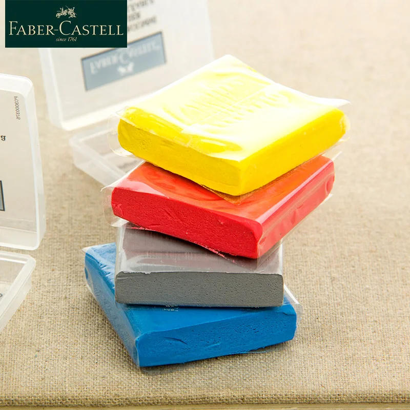 Faber-Castell Plasticity ยางนุ่มยางลบศิลปะเช็ด highlight Kneaded ยางสําหรับ Art Pianting ออกแบบ Sketch ยางลบเครื่องเขียน