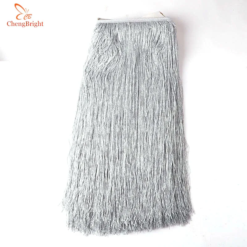 2 Yards Silber Spitze Fringe Trim Quaste 20CM-100CM Breite Fringe Trimmen Für Latin Kleid Vorhang kleidung Zubehör Spitze Band DIY