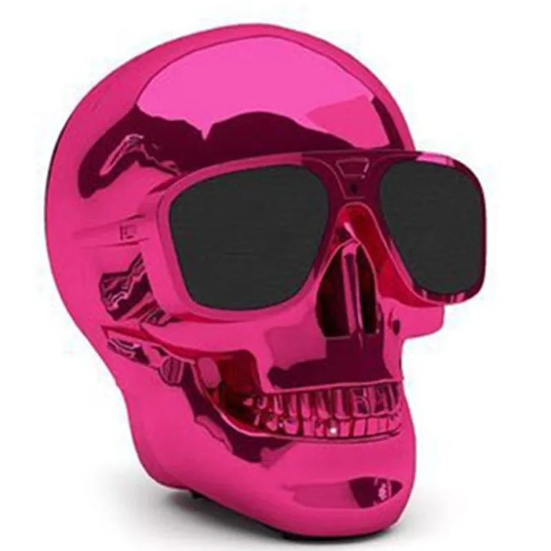 Large Skull Shape Wireless Bluetooth Speaker Sunglass Desktop Sound Mobile Computer Subwoofer Multipurpose Stereo Bone Speakers