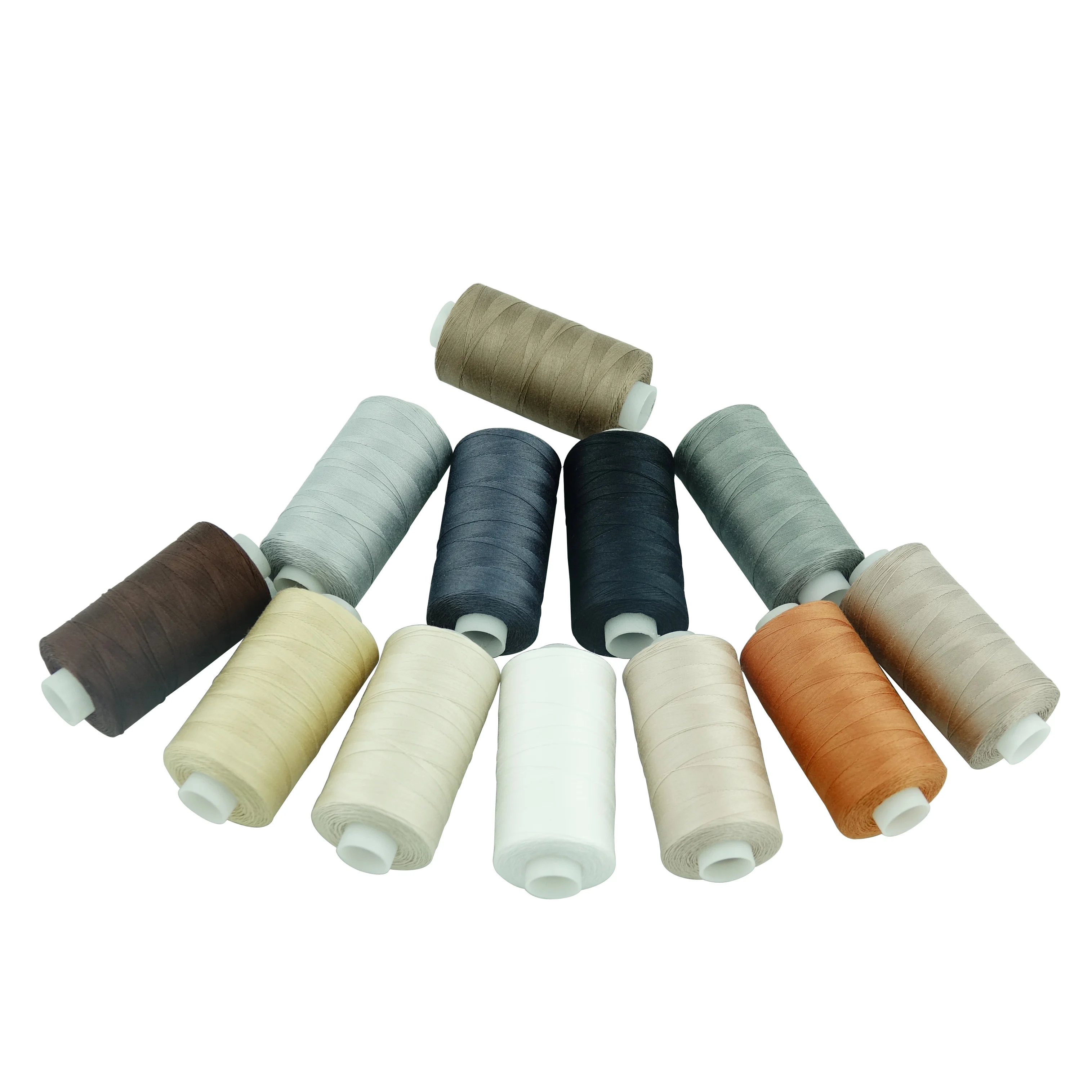 

Simthread 12 Neutral Colors All Purposes Cotton Quilting Thread 50s/3 Thread for Piecing Sewing etc - 550 Yards Each