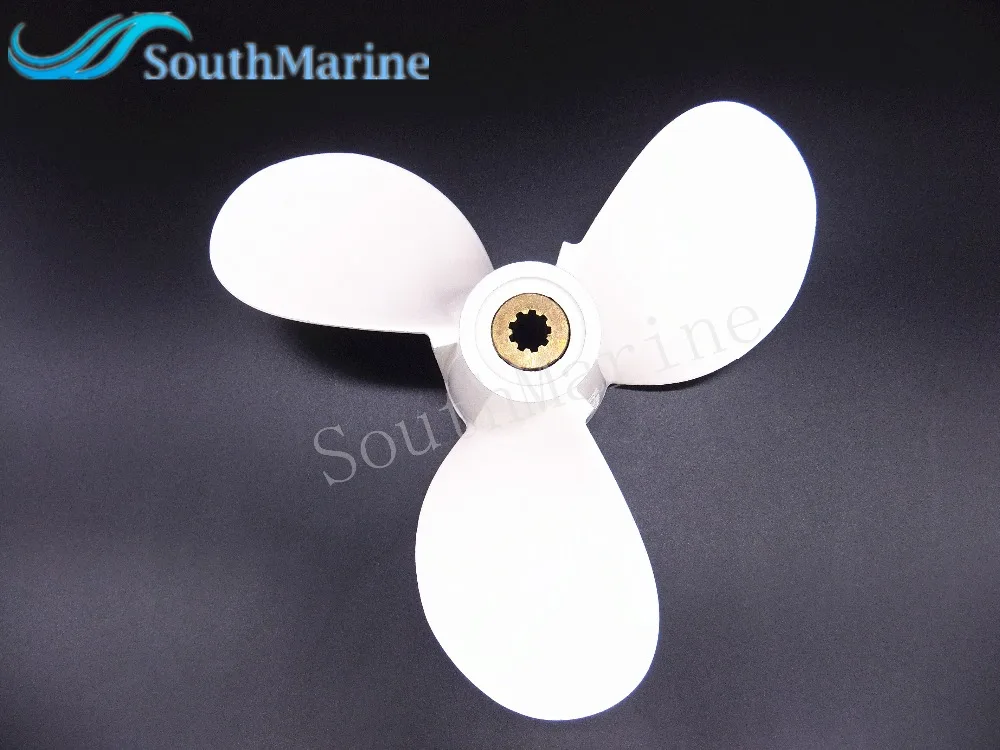 6E0-45941-01-00 Aluminum propeller 7 1/2 x 8 -BA for Yamaha 4hp 5hp 6hp 4A 4M 5M 5C F4 F6L F6S F6C F5A Outboard Motors  7 1/2x8