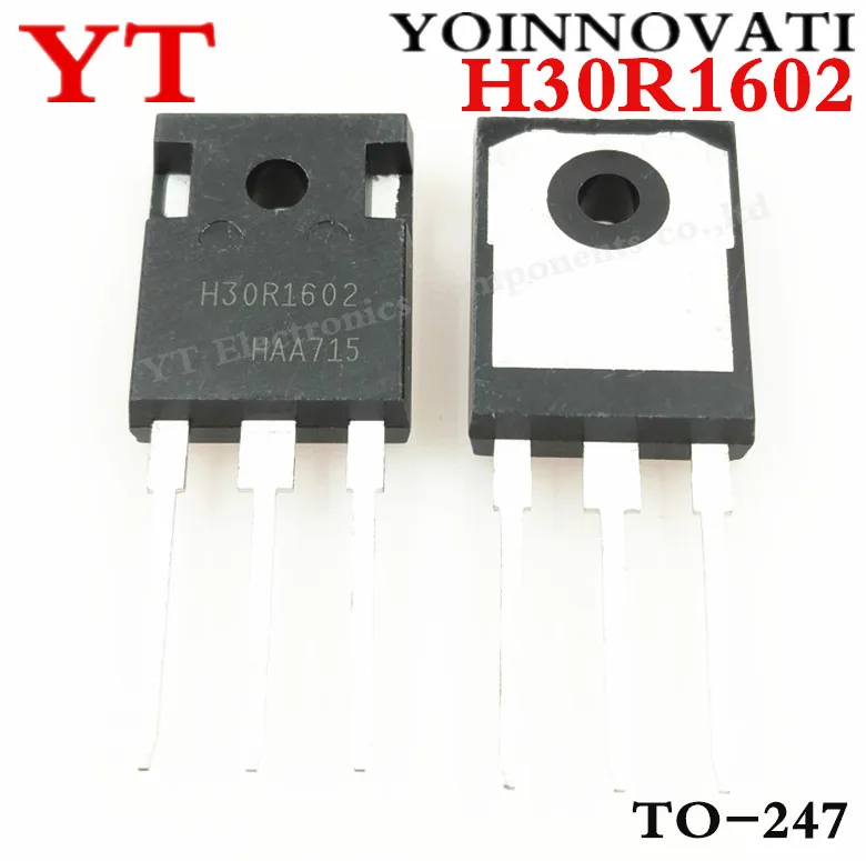  10 pcs lot H30R1602 30R1602 IGBT 30A 1600V  TO3P