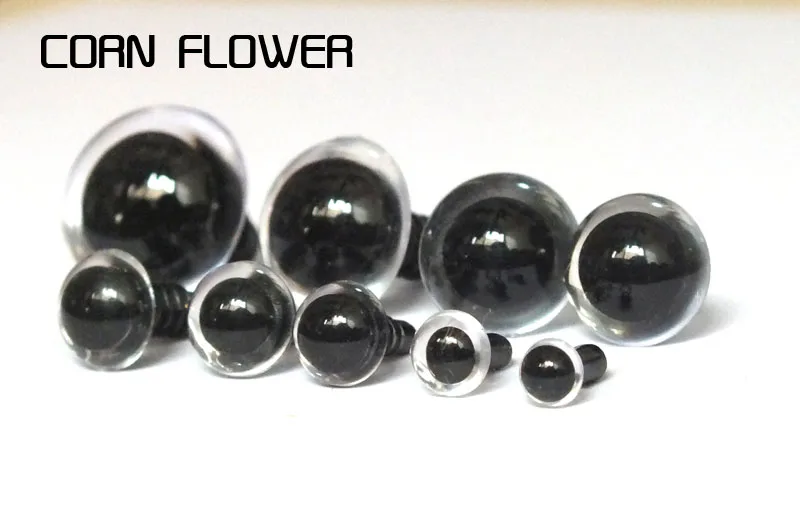 Plastic Clear Crystal Toy Eyes For Doll Accessories ---5-18mm Can Choose Safety Eyes