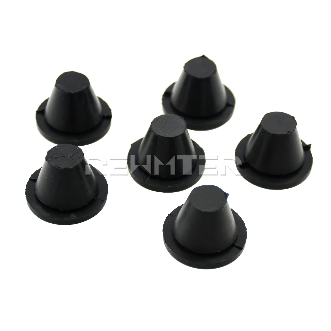 Motorcycle Rubber Side Cover Grommets Black For Harley Touring  Road King Street Road Glide FLHR Electra Glide 1996-2006 2007