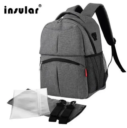 

INSULAR Diaper bags Mother Bag Baby Nappy Changing Pad Bags Large Capacity Maternity Mummy Diaper Backpack Stroller bag