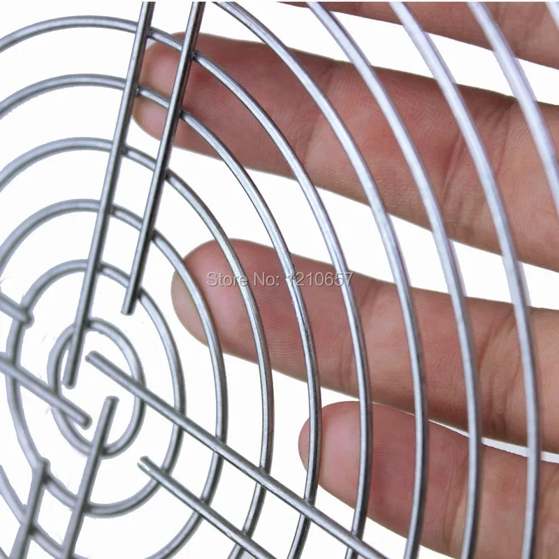 2PCS LOT Gdstime Metal Steel 200mm 20cm Fan Protector Finger Guard Grill Net