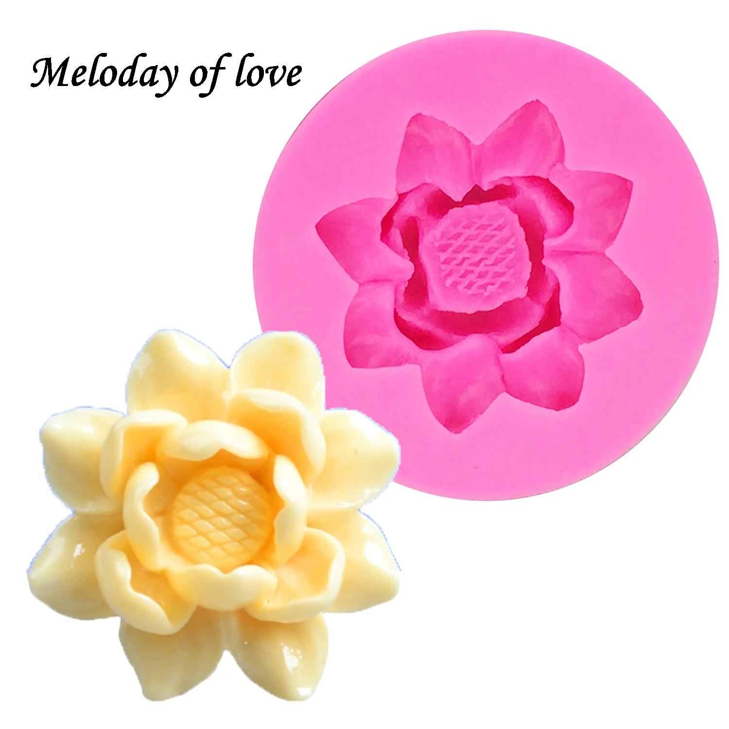 3D Flowers chocolate wedding cake decorating tools DIY fondant silicone mold Resin Clay Soap Mold wholesale T0175