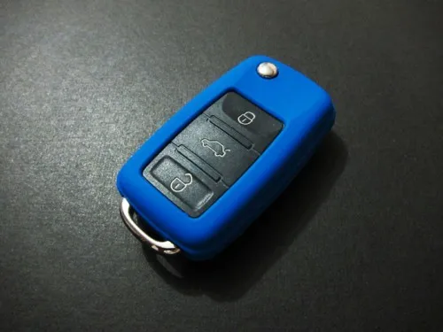 

BLUE Remote Key Protection Case for VW Golf Jetta Polo Passat