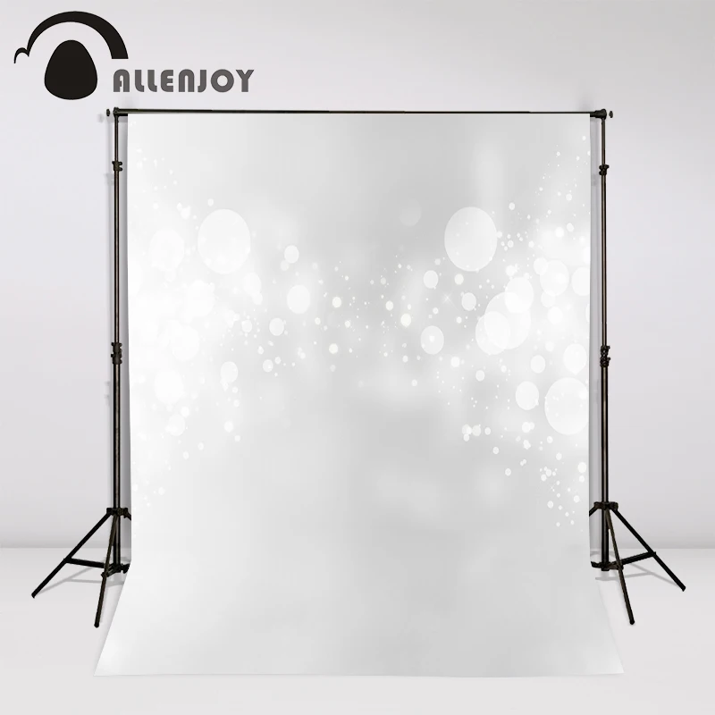 Allenjoy Ảnh Nền Trắng Phông Nền Mờ Bokeh Điểm Horizonal Chụp Ảnh Em Bé Phông Nền Chụp Ảnh Nền