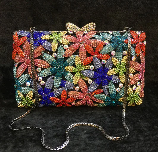 

XIYUAN женская красная/золотая/синяя вечерняя сумка с кристаллами, клатч-кошелек с цепочкой, свадебные металлические клатчи с бриллиантами, сумки Minaudiere