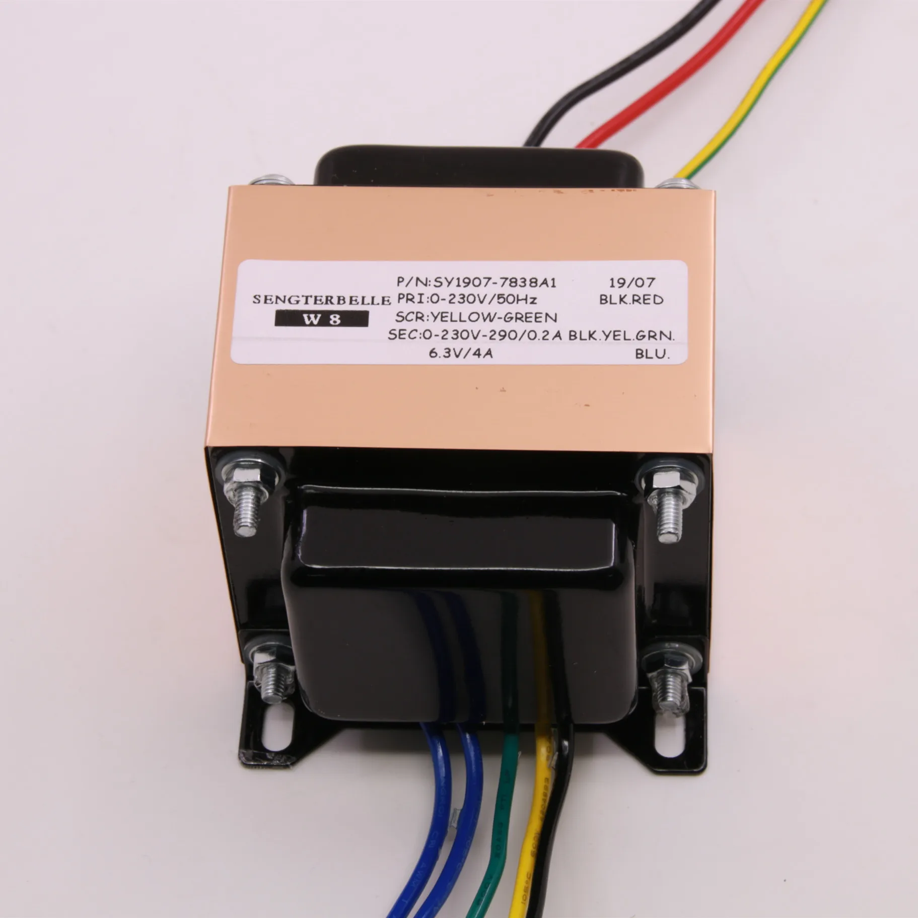 

100W Audio EI Type Transformer Output 0V-230V-290V/0.2A+6.3V/4A Power Transformers For EL34 Class A Tube Amplifier