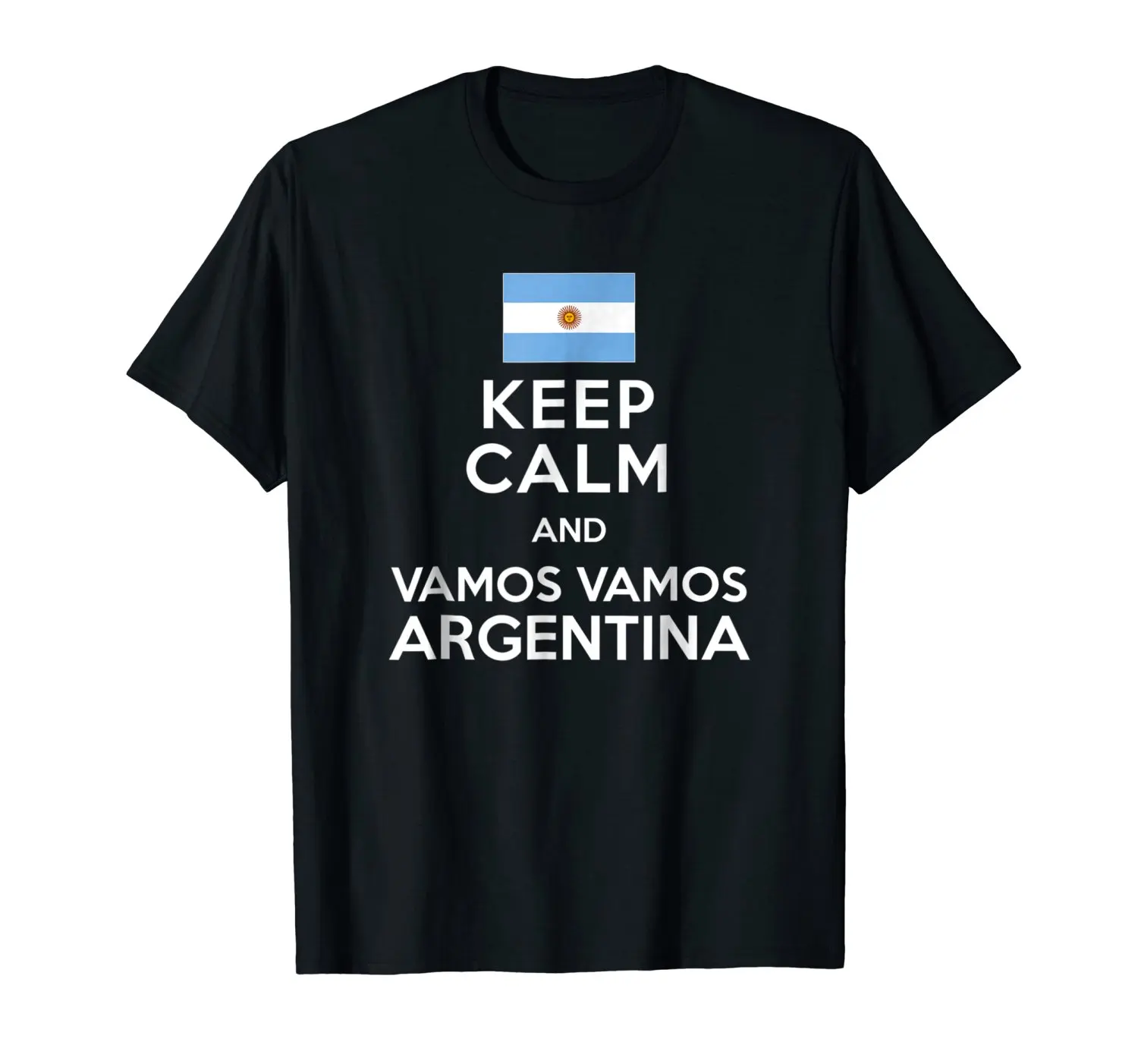 2019 Summer Fashion Short Sleeve T-Shirt Crew Neck Basic Tops Free Shipping Argentina World Team Vamos Argentina T Shirt Custom