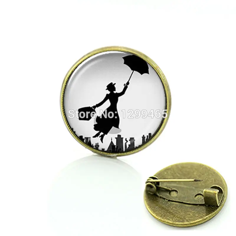 TAFREE ماري بوبينس بروش دبابيس العصرية المعادن دبابيس 2018 موضة جديدة بروش دبوس للنساء فستان اكسسوارات مجوهرات هدايا C463 #2