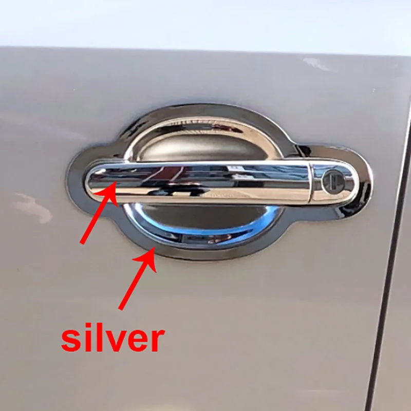 For Polo 2011-2018 Stainless Steel Outer Door Handle Cover Decorate