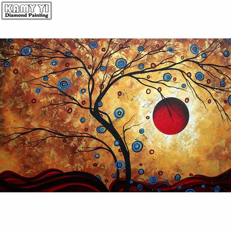 

5D DIY Diamond Painting "landscape" Embroidery 100% Full Round Diamond Cross Stitch Rhinestone Mosaic Painting Decor Home YY