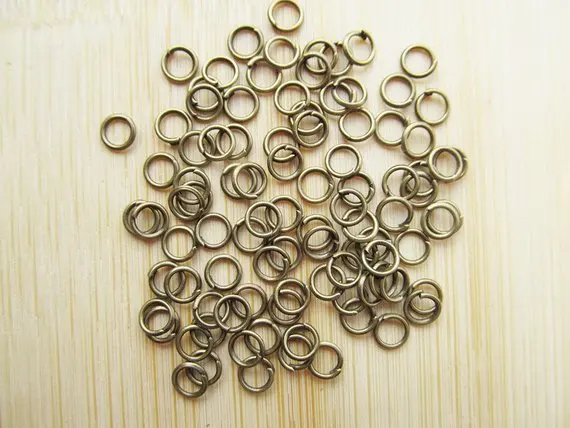 

5000pcs 6 Colors 6mmx0.9mm Open Jump Ring Fastener Clasp Ends Connector Charm/Finding,DIY Accessory Jewelry Making