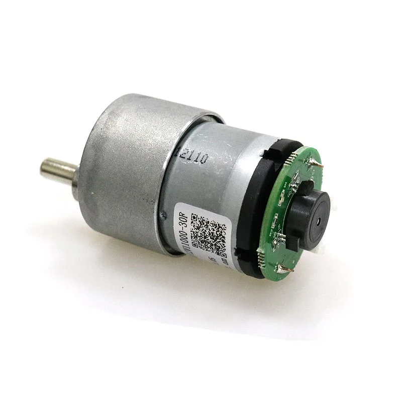 12v redutor de alto torque ab motor dc bifásico 37-520 codificador de motor dc com codificador hall para carro inteligente peças de robô diy