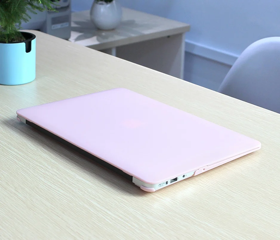 

Matte Rubberized Hard Case Shell+Keyboard Cover Only For Apple Macbook Touch ID 13 Air with Retina Model A1932 Release 2018