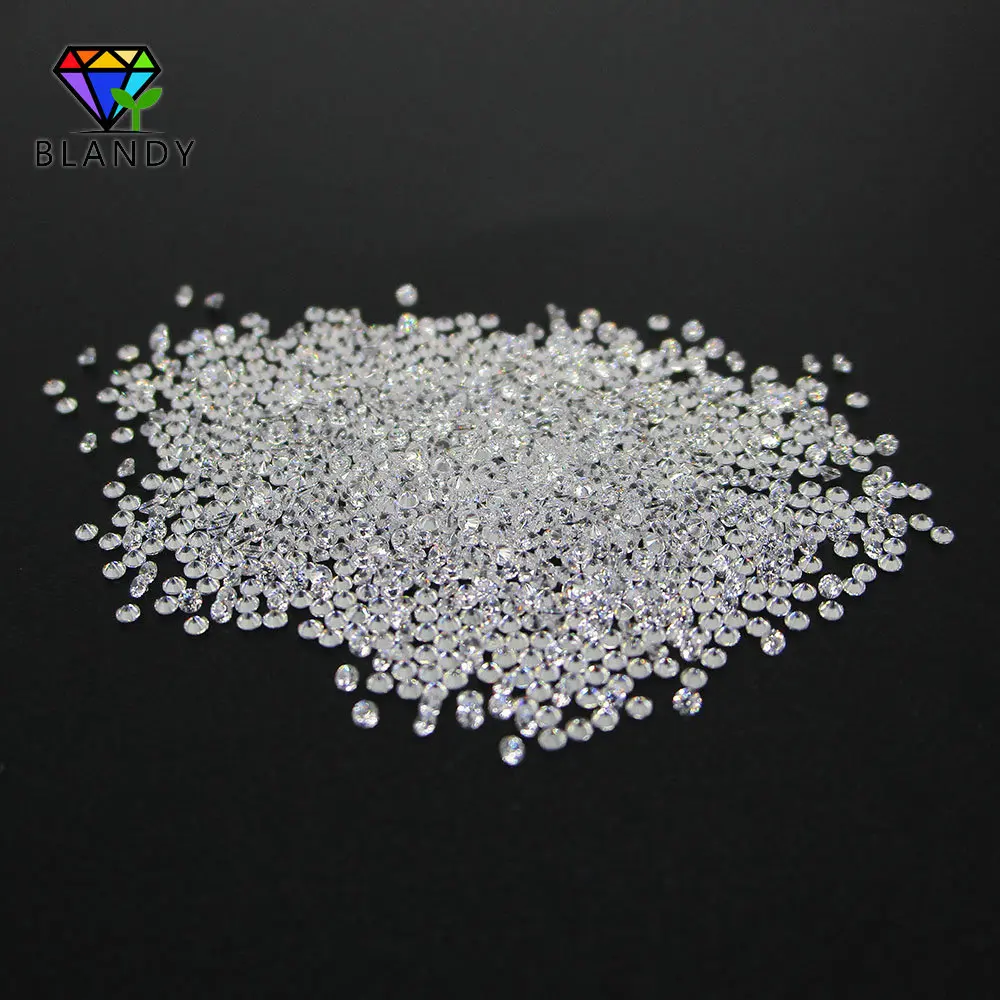 Free Shipping 5000pcs/lot 5A CZ Stone 0.8~5.0mm Round White Cubic Zirconia Wholesale Synthetic CZ Stone For Jewelry